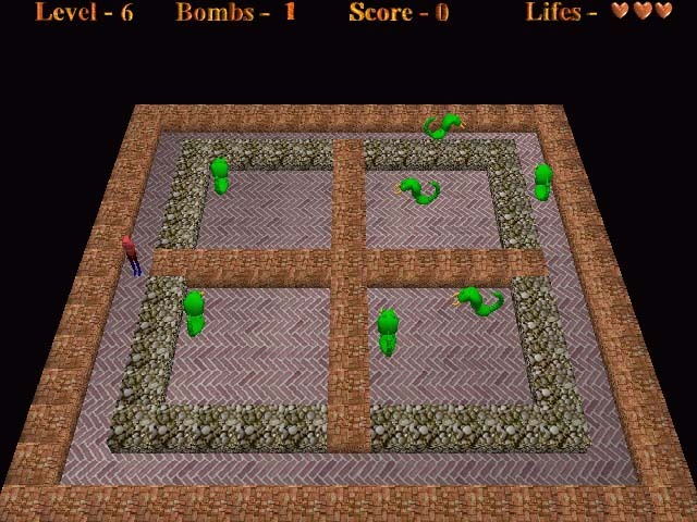 Aliens vs Bomberman Screenshot